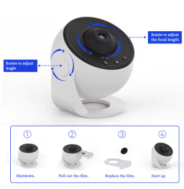 Rotatable Galaxy Projector
